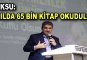 4 YILDA 65 BİN KİTAP OKUDULAR 24 Kasım Öğretmenler Günü’nde,