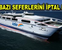 İDO bazı seferlerini iptal etti