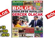 BÖLGE GAZETESİ , YIL:18 , SAYI: 169 , ”ARALIK-2018” 18