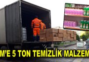 EDİM’E 5 TON TEMİZLİK MALZEMESİ Esenler Belediyesi Çevre Koruma ve