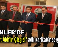 Esenler’de “Mehmet Akif’in Çizgisi” adlı karikatür sergisi açıldı