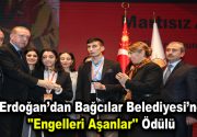 Cumhurbaşkanı Erdoğan’dan Bağcılar Belediyesi’ne ‘’ Engelleri Aşanlar” ödülü AK Parti