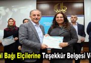 Gönül Bağı elçilerine teşekkür belgesi verildi Dünya Gönüllüler Günü nedeniyle