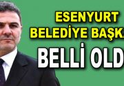 Esenyurt Belediye Başkanı Necmi Kadıoğlu’nun istifa etmesinin ardından boşalan Belediye