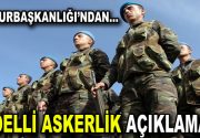 Cumhurbaşkanlığı’ndan bedelli askerlik açıklaması geldi Cumhurbaşkanlığı Sözcüsü İbrahim Kalın, bedelli