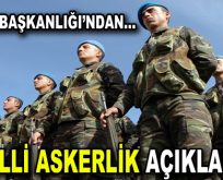 Cumhurbaşkanlığı’ndan bedelli askerlik açıklaması!