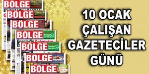 10 Ocak Çalışan Gazeteciler Günü