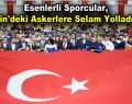 Esenlerli sporcular, Afrin’deki askerlere selam yolladılar