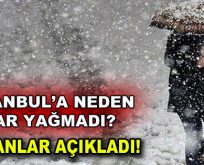 İstanbul’a neden kar yağmadı?