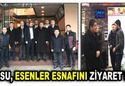 Göksu, Esenler esnafını ziyaret etti Esenler Belediye Başkanı M.Tevfik Göksu,