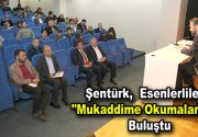 Esenler Belediyesi Kültür İşleri Müdürlüğü’nün düzenlediği “Mukaddime Okumaları”nda konuşan Prof.