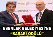 Esenler Belediyesi ödüle layık görüldü Esenler Belediye Başkanı Mehmet Tevfik