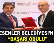 Esenler Belediyesi’ne ”Başarı Ödülü”
