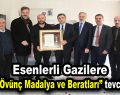 Esenlerli gazilere “Devlet Övünç Madalya ve Beratları” tevcih edildi