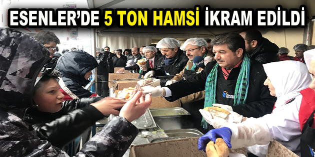 Esenler’de “8. Geleneksel Hamsi Günü”