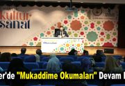 Esenler Belediyesi Kültür İşleri Müdürlüğü’nün düzenlediği “Mukaddime Okumaları” devam ediyor. Prof.