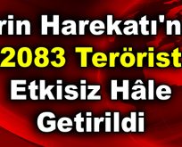 Afrin Harekatı’nda 2083 terörist etkisiz hâle getirildi