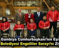 Bağcılarlı Engelliler, Gambiya Cumhurbaşkanı’nın eşine ok atmayı öğretti