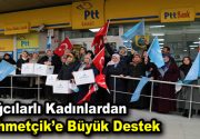 Bağcılarlı kadınlar Mehmetçik için kışlık giyecek ördü Bağcılar Belediyesi sivil