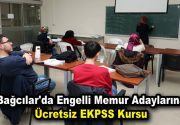 Bağcılar Belediyesi tarafından Engelli Kamu Personeli Seçme Sınavı’na (EKPSS) hazırlanan