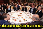 ŞEHİT AİLELERİ VE GAZİLER YEMEKTE BULUŞTU 18 Mart Çanakkale Zaferi