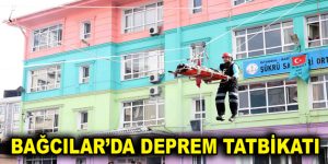 Bağcılar’da deprem tatbikatı