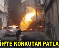 Fatih’te korkutan patlama!