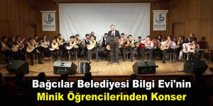 Bağcılar Belediyesi Bilgi Evi’nin minik öğrencilerinden konser