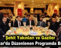 Şehit yakınları ve gaziler Bağcılar’da düzenlenen programda buluştu