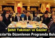 Şehit yakınları ve gaziler Bağcılar’da düzenlenen programda buluştu Bağcılar Belediyesi’nin
