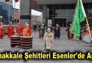 Çanakkale Zaferinin 103. Yıldönümünde Şehitlerimiz Esenler’de düzenlenen törenle Anıldı Esenler