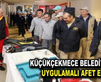 KÜÇÜKÇEKMECE BELEDİYESİ’NDEN UYGULAMALI AFET EĞİTİMİ