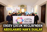 Esenler Belediyesi ESGEV Çocuk Meclisi üyeleri, Sultan II. Abdülhamid Han’ın Çemberlitaş’taki