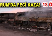 Çorum’da Feci Kaza! 13 Ölü! İstanbul’dan Tokat’a giden 60 FH