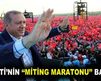 Cumhurbaşkanı Erdoğan’ın “miting” maratonu başlıyor