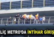 Haliç’te intihar girişimi! İstanbul Haliç Metro köprüsü korkuluklarına çıkarak intihar