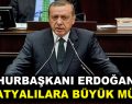 Erdoğan’dan Malatyalılara müjde!