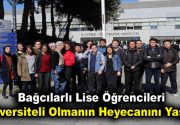 Lise öğrencileri üniversiteli olmanın heyecanını yaşadı Bağcılar’da üniversite sınavına hazırlanan