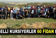 Engelliler üniversite öğrencileriyle birlikte 60 fidan dikti Engelli farkındalığına katkıda
