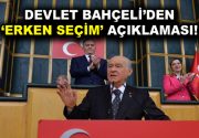 MHP Lideri Devlet Bahçeli, partisinin grup toplantısında konuştu. Erken seçim