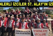 İZCİLER 57. ALAY’IN İZİNDE Esenlerli izciler, Çanakkale Savaşları’nın 103. yıldönümünde