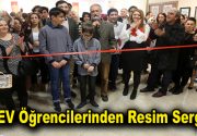 Esenler Sanat Evi (ESEV) öğrencilerinin sevgi ve iyiliği resmettikleri karakalem