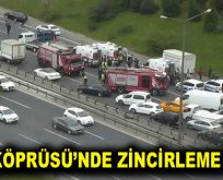 FSM Köprüsü’nde zincirleme kaza!