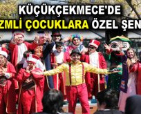 Küçükçekmece’de yaşayan otistik çocuklara özel şenlik düzenledi