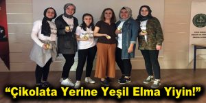 “Çikolata yerine yeşil elma yiyin!”