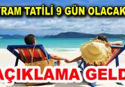 Bayram tatili 9 gün olacak mı? Ramazan Bayramı tatili 9