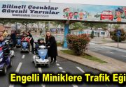 &nbsp; Engelli miniklere trafik eğitimi Küçükçekmece’de engelli miniklere Trafik Haftası