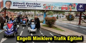 Engelli miniklere trafik eğitimi