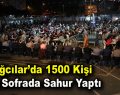 Bağcılar’da 1500 kişi aynı sofrada