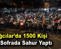 Bağcılar’da 1500 kişi aynı sofrada